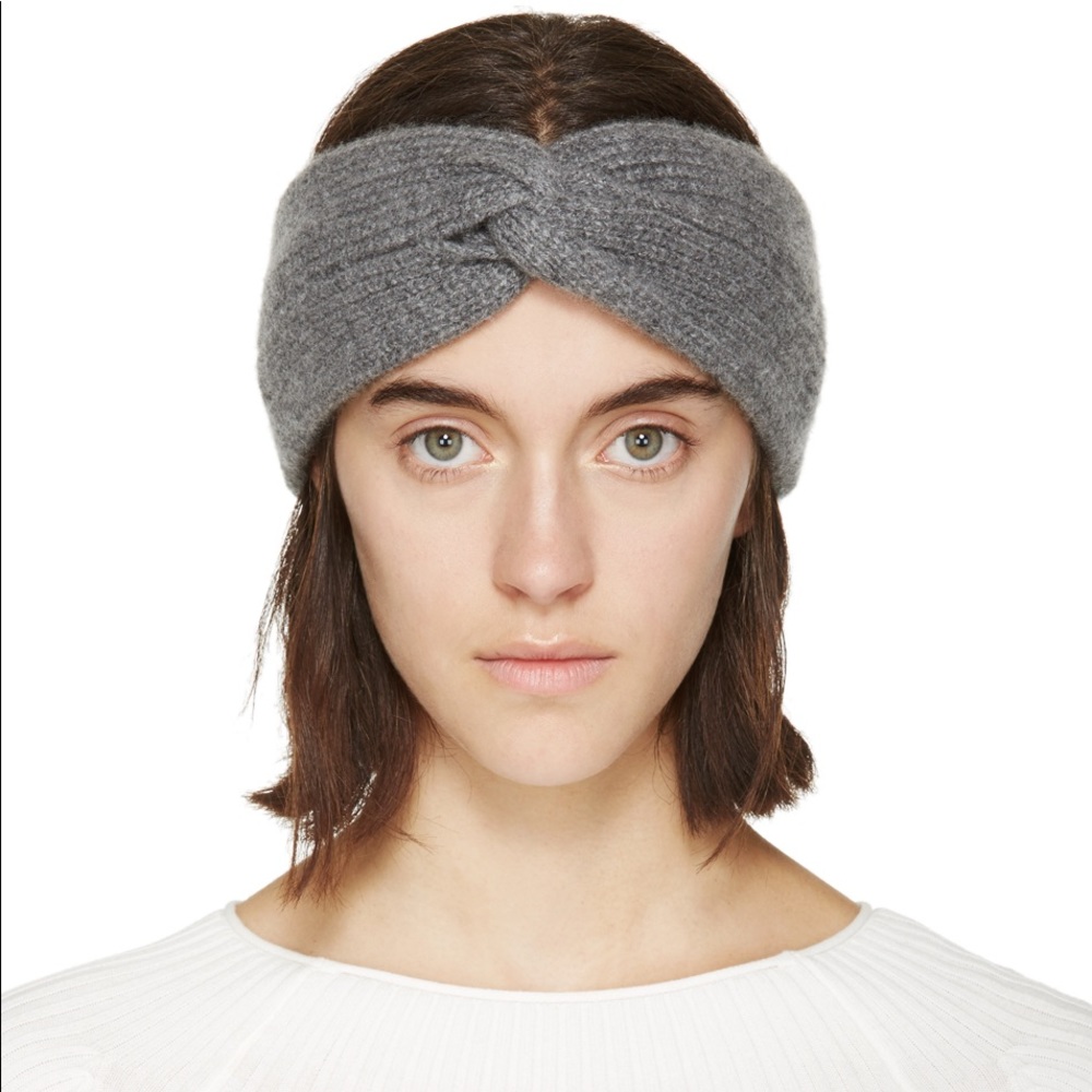 Rag & Bone Grey Cashmere Headband